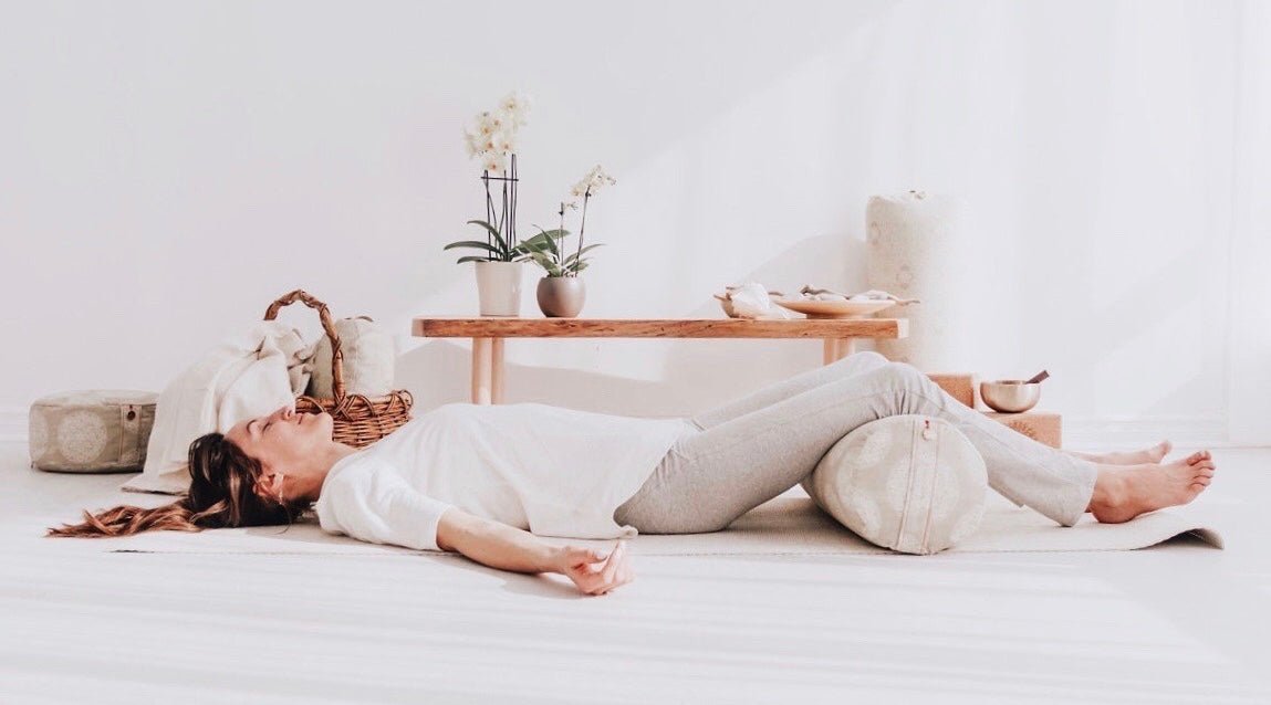 Peace out in a cozy, cushy savasana