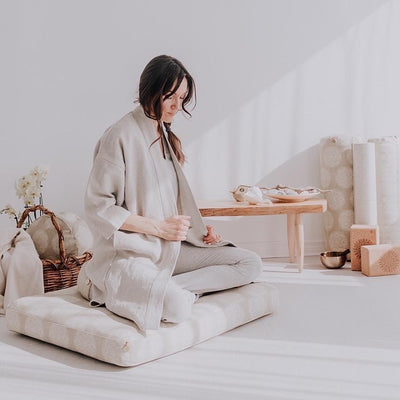 The OM SHANTI Meditation Kimono
